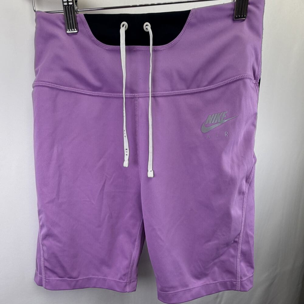 Nike Air Purple Dri-Fit Womens Size Medium‎ Biker Shorts Athletic Gym Running